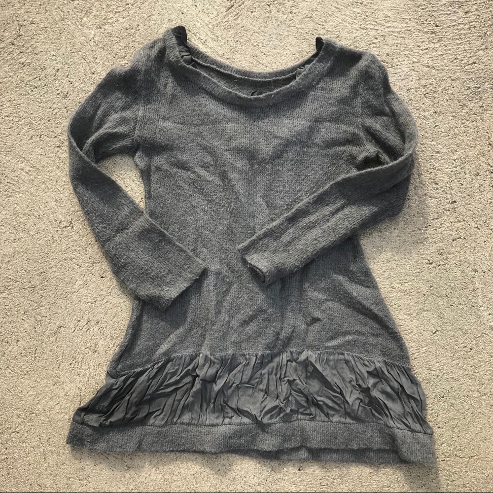 Long sleep Gray shirt/ dress
